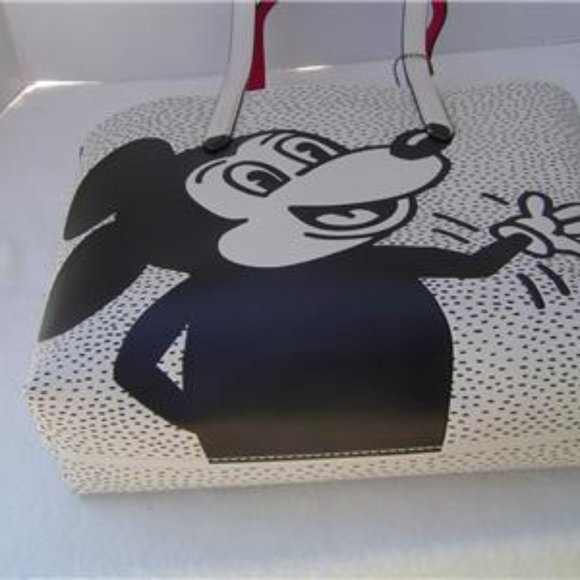NEW AUTHENTIC COACH MICKEY MOUSE HIGHLINE TOTE #C0895 - Picture 6 of 10